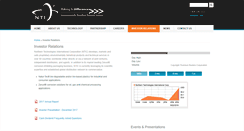 Desktop Screenshot of ir.ntic.com